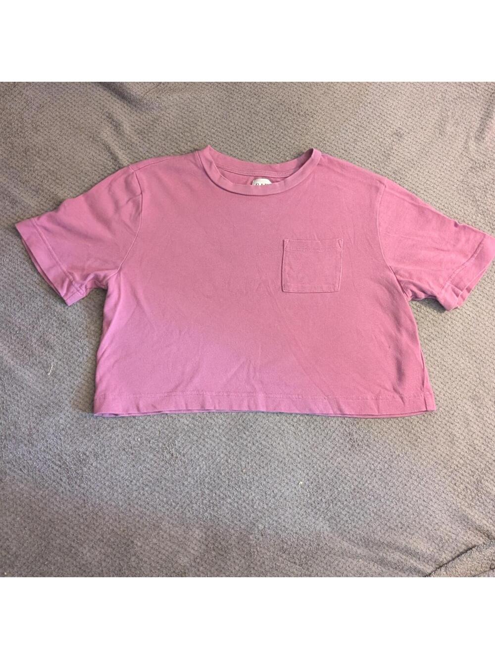 GAP Pink Boxy Pocket Tee Shirt – Women's XS – 100% Cotton